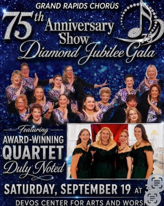 Grand Rapids Chorus of Sweet Adelines celebrates 75th year
